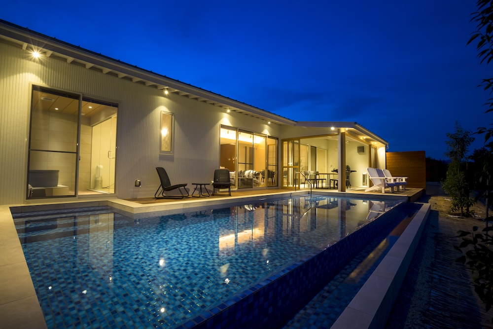 Private Villa Glamping 淡路｜Grande（グランデ）のプライベートプール